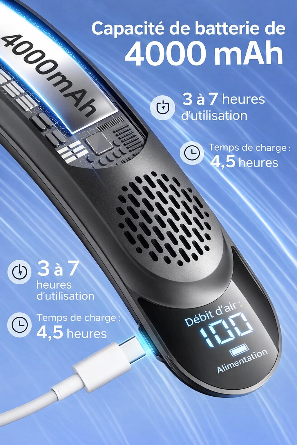 Eversoar™ Aero-Cool 360 – Votre Climatisation Personnelle Nomade Haute Performance